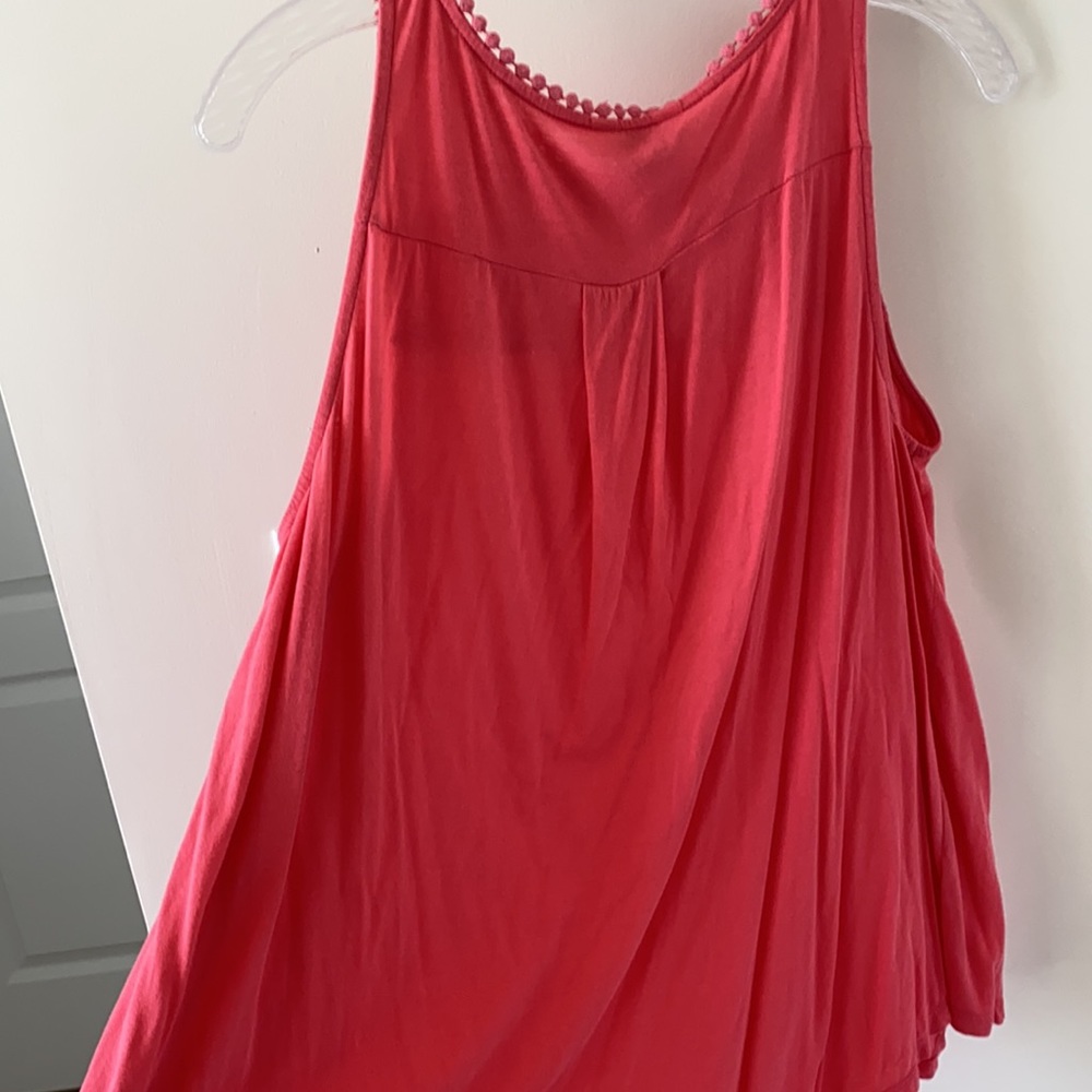 Pink Eyelet Tank - Picture 4 of 4